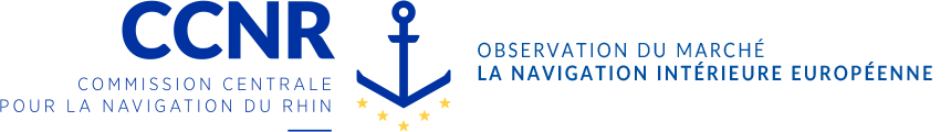 logo couplé de la CCNR et de l'observation du marché du Rhin